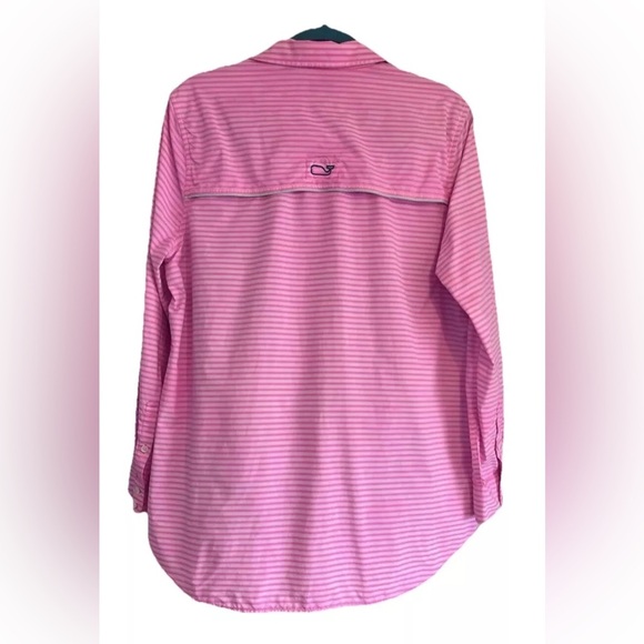 Vineyard Vines Pink Striped Button Down Shirt - Picture 2 of 9
